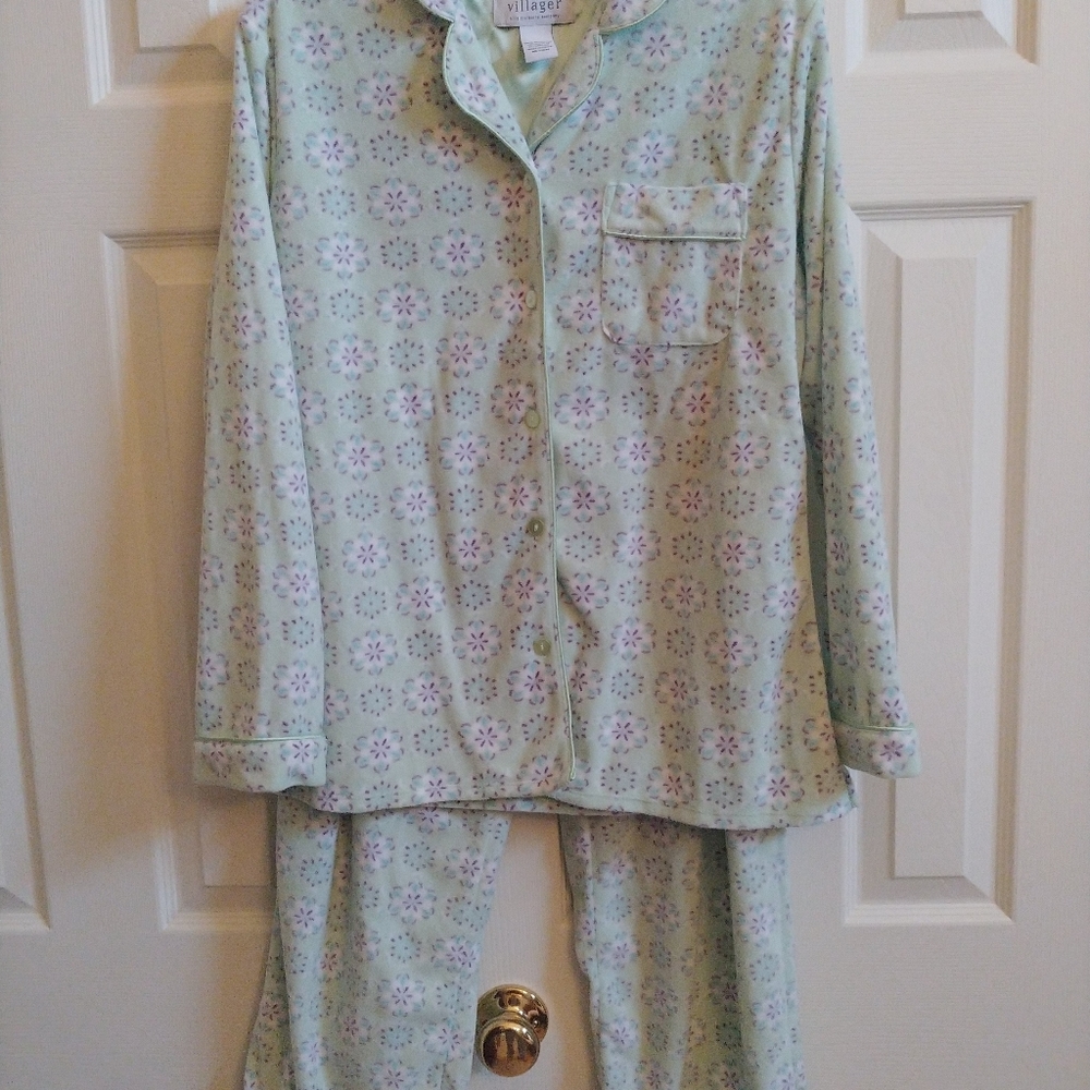 Villager Liz Claiborne Women's Floral 2 PC Pajama